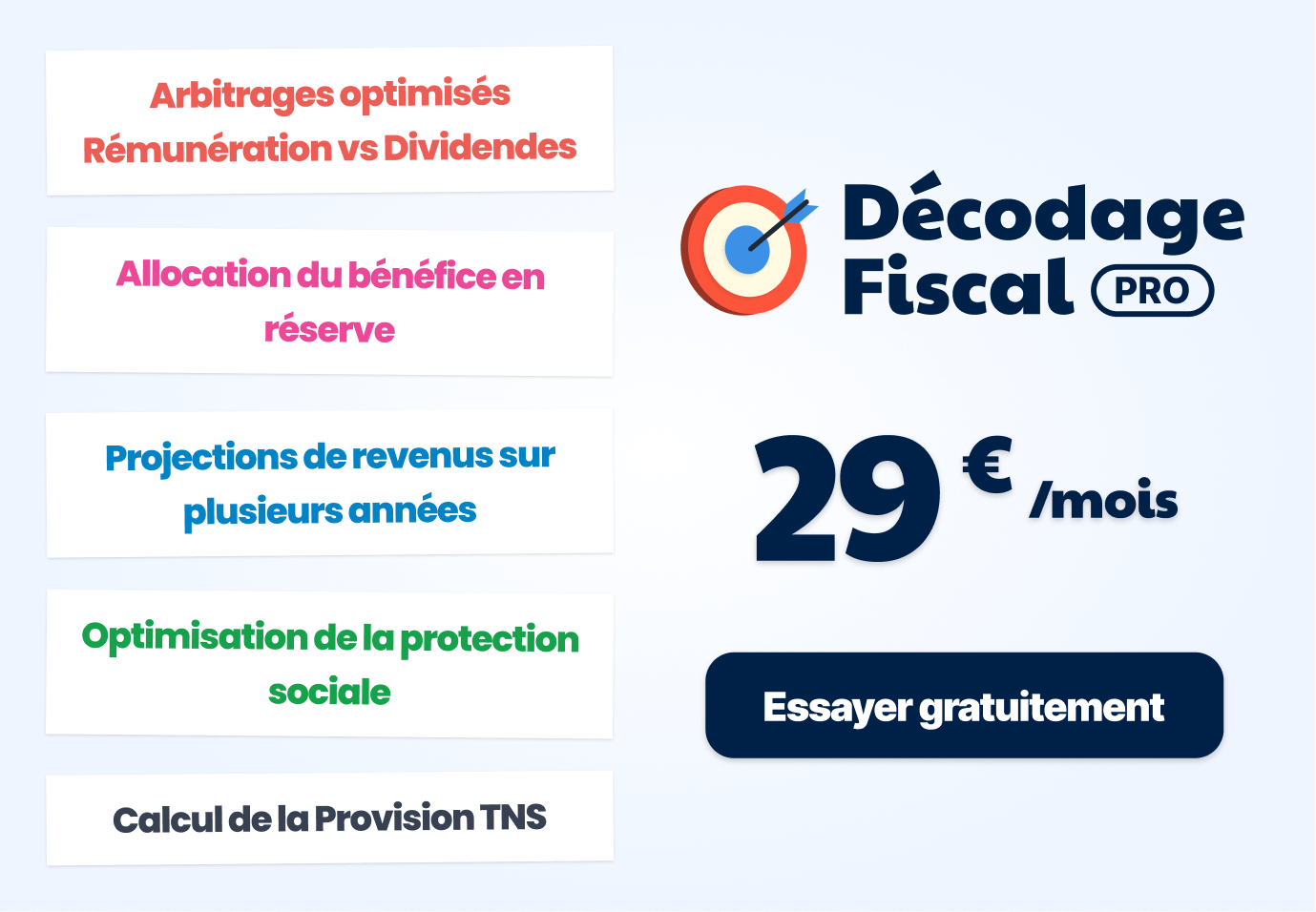 Bannière de l'offre PRO de Décodage Fiscal